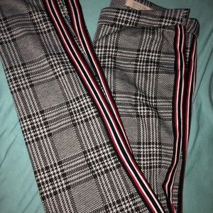 Plaid Skinny Pant